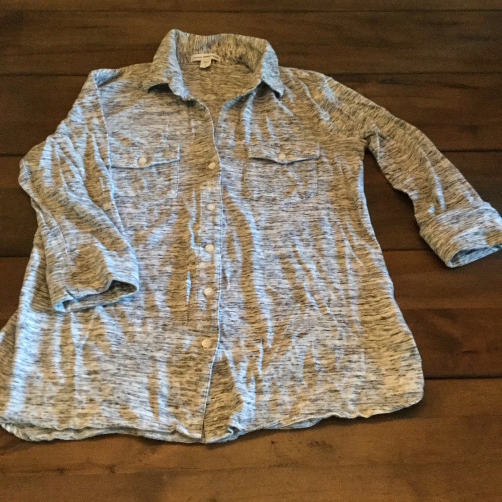 James Perse Button Double Pocket Top - image 2